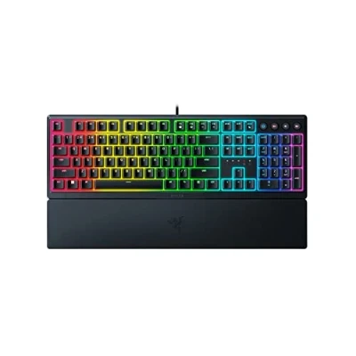 Obrázek Razer Ornata V3 plochá mechanická membránová klávesnice Chroma RGB (plochá tlačítka, mecha membránové spínače, magnetická podložka dlaní Soft Touch) rozložení UK černá
