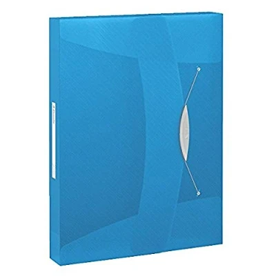 Obrázek Esselte 624047 odkládací box VIVIDA, A4, PP, 40 mm, modrý