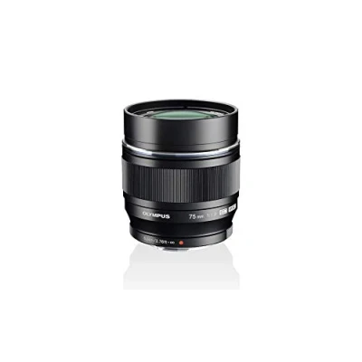 Obrázek Olympus M.Zuiko Digital ED 75mm F1.8 objektiv, silná pevná ohnisková vzdálenost, vhodná pro všechny fotoaparáty MFT (modely OM D &amp; PEN, série Panasonic G), černý