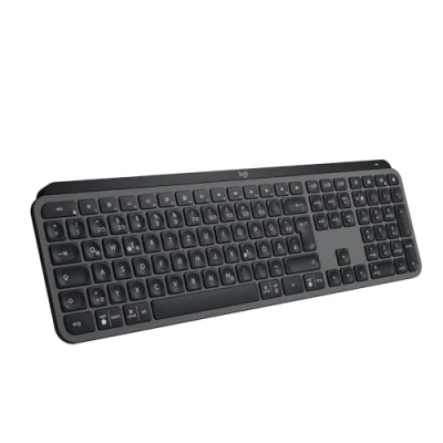 Obrázek Logitech Bezdrátová klávesnice MX Keys S, Low Profile, Precise Quiet Typing, Programable , Backlighting, Bluetooth, Rechargeable, pro Windows PC/Linux/Chrome/Mac grafitová, německé rozložení QWERTZ
