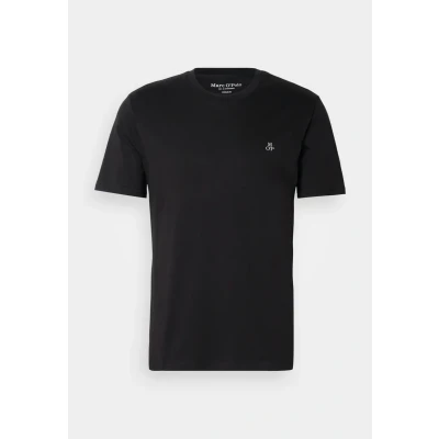 Obrázek Marc O&#039;Polo Short Sleeve LOGO Jednoduché tričko, Muži, Velikost: Small, Black