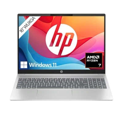 Obrázek HP Pavilion laptop, 16&quot; displej WUXGA, AMD Ryzen 7 8840U, 16 GB DDR5 RAM, 512 PCIe NVMe SSD, Radeon Graphics, QWERTZ, Windows 11 Home, stříbrný