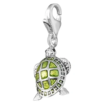 Obrázek Thomas Sabo Dámský přívěsek želva Charm Club 925 sterlingové stříbro 0837 007 6, Stříbro, Perla
