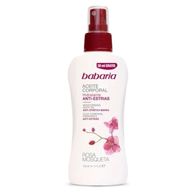 Obrázek babaria Rosa Mosqueta tělový olej proti vráskám ve spreji 300 ml
