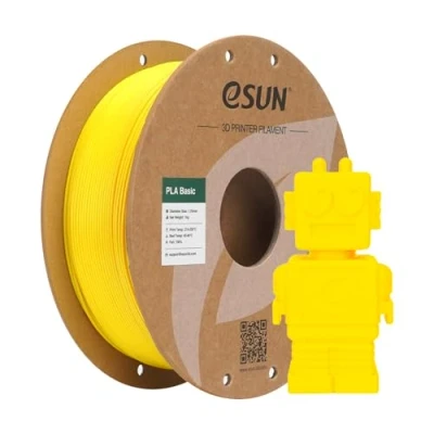 Obrázek eSUN PLA Filament 1,75 mm, Basic vlákno pro 3D tiskárny Přesnost rozměrů +/ 0,03 cívka 1 kg (2,2 LBS) Super Speedy struna tiskárny, žlutá