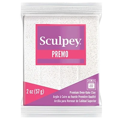 Obrázek Sculpey Premo Accents Polymer Clay 2oz Frost bílé třpytky