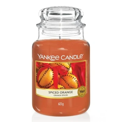 Obrázek Yankee Candle Vonná svíčka ve skle (velká) Spiced Orange Doba hoření až 150 hodin