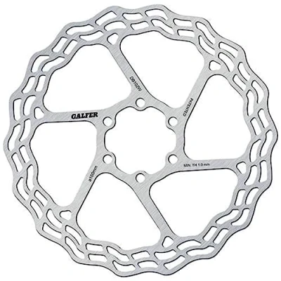 Obrázek Galfer DB102W Fixed Wave 160 mm brzdový 6 děr stříbrná Kotouč