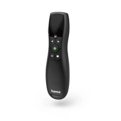 Obrázek Hama Greenlight Pointer, 4v1 rádiový ukazovátko vč. laserového ukazovátka, integrovaný displej
