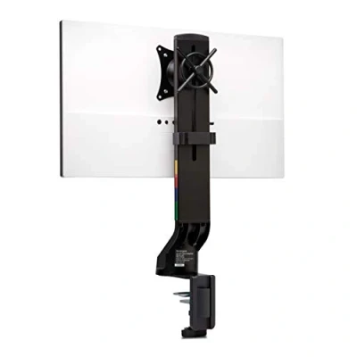 Obrázek Kensington Platzsparender Monitorarm, 1 Bildschirm bis 32 Zoll, VESA 75/100, SmartFit System für ergonomische Höheneinstellung, flexible Monitorhalterung mit Kabelaufbewahrung, Schwarz, K55512WW