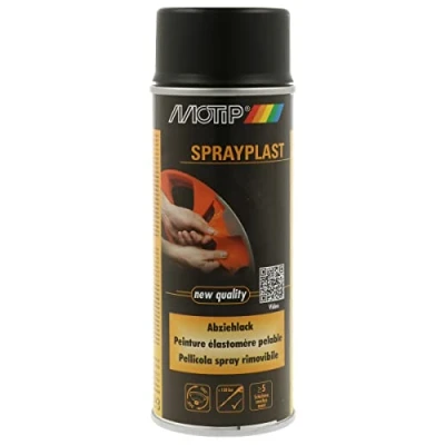 Obrázek MOTIP 396519 Sprayplast Táhnoucí lak černý matný 400 ml