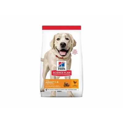 Obrázek HILLS Canine Adult Light Large Breed Chicken 18kg