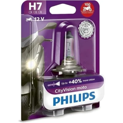 Obrázek Philips 12972CTVBW City Vision Moto H7 motocyklová žárovka do světlometu, blistr 1 ks