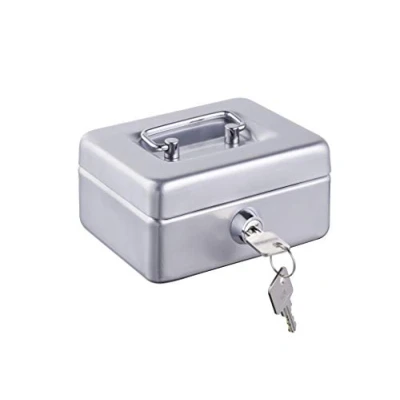 Obrázek ALCO Albert 850 36 Mini Box, dětská kazeta se štěrbinou, 125 x 95 60 mm, stříbrná