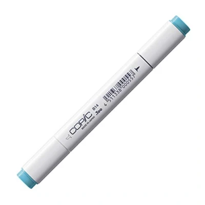 Obrázek COPIC Classic Marker typ B 14, Light Blue, profesionální popisovač rozložení, se širokou a jemnou špičkou