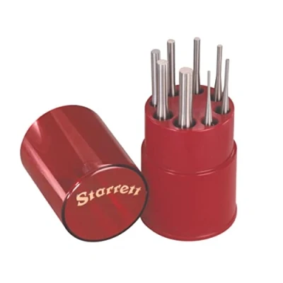 Obrázek Starrett S565WB děrovačka na závlačky 8dílná sada, průměr čepu 1/16&quot; 5/16&quot;, celková délka 4&quot;, v plastovém kufru