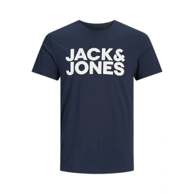 Obrázek Jack &amp; Jones Jjecorp LOGO SS O NECK NOOS Triko s potiskem, Muži, Velikost: Large, Navy blazer