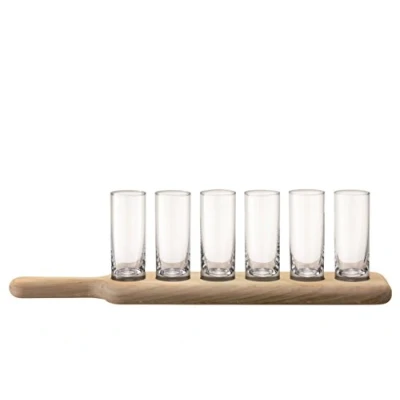 Obrázek LSA International Paddle vodka sada &amp; spodní díl z dubu D 40 cm čirá *