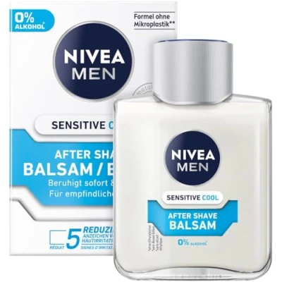 Obrázek NIVEA MEN Sensitive Cool After Shave balzám (100 ml), uklidňující péče po holení s heřmánkem a vitaminem E