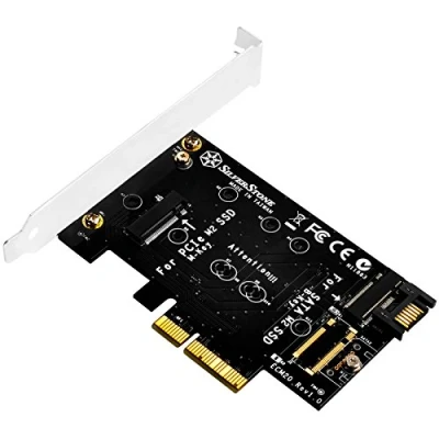 Obrázek SilverStone SST ECM20 PCI E rozšiřovací karta 1x x4 na M. 2 (NGFF) a SATA k
