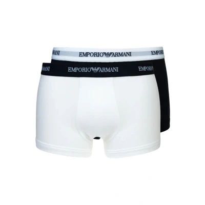 Obrázek Emporio Armani 2 PACK Boxerky, Muži, Velikost: Small, White/blue