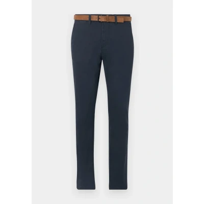 Obrázek TOM Tailor Denim SLIM FIT Chino WITH BELT kalhoty, Muži, Velikost: 29x32, Sky captain blue
