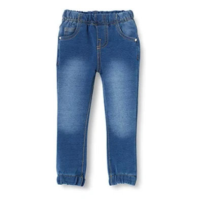 Obrázek Chicco Baby Jungen Pantaloni Lunghi Denim Stretch Bimbo, Blau (Blu Jeans 085), 68 (Herstellergröße: 068)