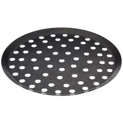 Obrázek DE BUYER 5353 dortová forma, perforovaná ocel plech modrá, ocelově 24 cm
