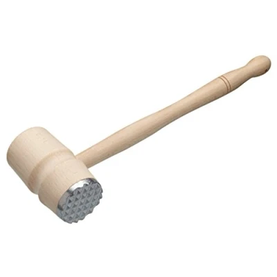 Obrázek KitchenCraft Palička na maso, bukové dřevo, oboustranné, 31 cm, béžové