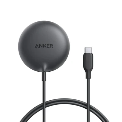 Obrázek Anker Magnetická bezdrátová nabíječka Zolo, certifikováno Qi2, 15W nabíjecí podložka kompatibilní s MagSafe, pro iPhone 16/15/14/13, AirPods a další (adaptér není součástí dodávky)