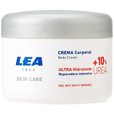 Obrázek Lea Unisex Skin Care Cream Corporal Urea Play Muy Seca 200 ml K rpercreme, Schwarz, EU