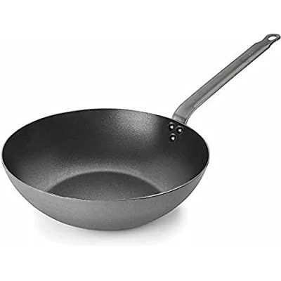 Obrázek Lacor Wok Ferrum, nepřilnavá d.28 cm, ocel, Grey, cm