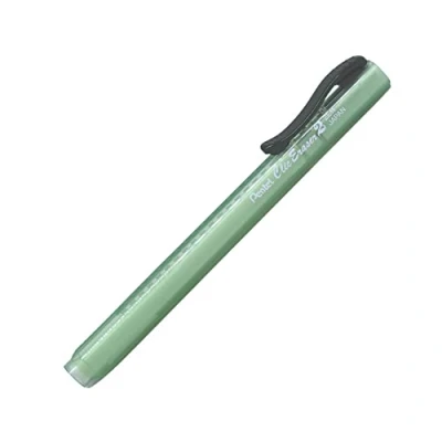 Obrázek Pentel ZE11T D &quot;ClicEraser 2&quot; mazací tužka, doplnitelný ZER 2, kryt poloprůhledný zelený, 1 kus