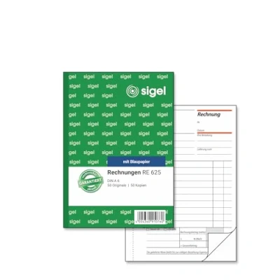 Obrázek Sigel Účty A6, 2 x 50 listů 1 kus