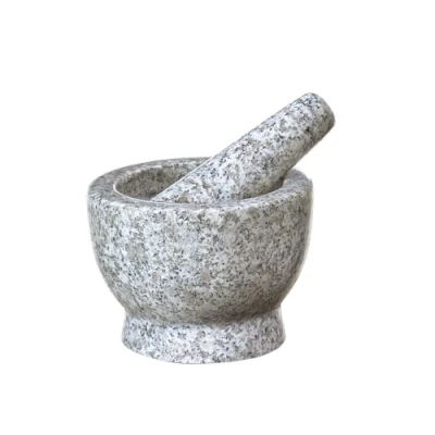 Obrázek Cilio 0000420197 žulová hmoždíř Salomon, ušlechtilá ocel, stříbrná, 9,5 x 4,4 cm
