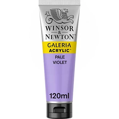 Obrázek Winsor &amp; Newton 2131444 Galeria akrylová barva, vysoká pigmentace, stálobarevná, máslová konzistence, tuba 120 ml světle fialová