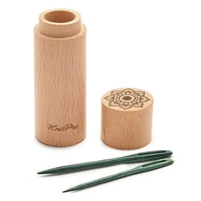 Obrázek KnitPro The Mindful Collection dřevo zátka jehly sada 1