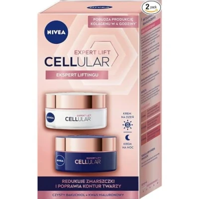 Obrázek NIVEA 2er Pack Cellular Expert Lift Anti Faltcremes Set für Tag und Nacht SPF 30, 2x50ml