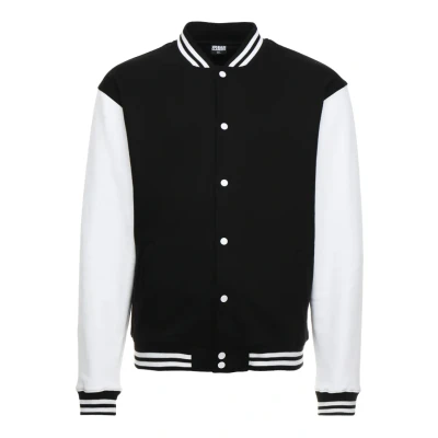 Obrázek Urban Classics 2TONE College Sweatjacket Bomber bunda, Muži, Velikost: XS, Black/white