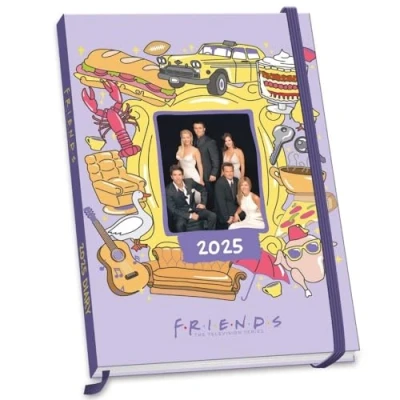 Obrázek Friends A5 Tischkalender 2025: Original Danilo Kalender [Mehrsprachig] [Kalender] (Desk Diary)