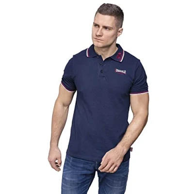 Obrázek Lonsdale LION Polotričko, Muži, Velikost: XXL, Navy/dark red
