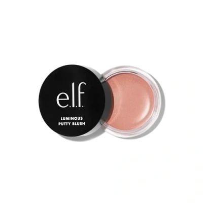 Obrázek e.l.f. Luminous putty Blush, to Powder, sestavitelná s decentním třpytivým finišem, vysoce pigmentovaná a krémová, veganská netestovaná na zvířatech, Maui, 10 g