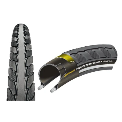 Obrázek Continental TopContact II 700x42C (42 622) skládací černá reflex 0100358 Plášť