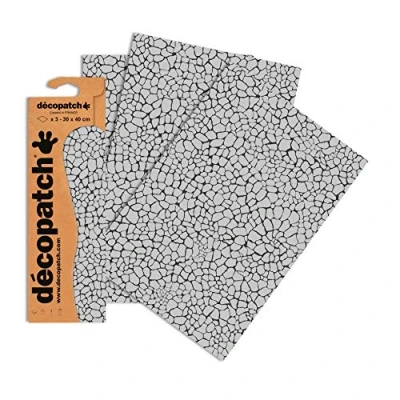Obrázek Decopatch Papír č. 535 (395 x 298 mm) balení 3 ks stříbrná žirafa