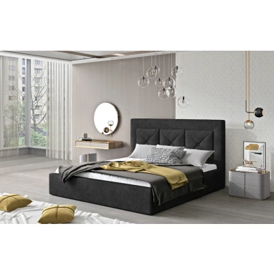 Obrázek Postel Cloe 180x200 kovový rám/ plynový zvedák/ box na lůžkoviny Materiál / Dekor: Dora 96
