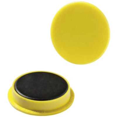 Obrázek Durable Magnety, průmyslové balení, 21 mm, 210p, žluté, 20 kusů, 475204