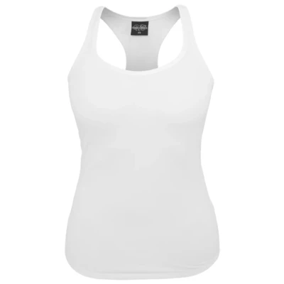 Obrázek Urban Classics Ladies Jersey Tanktop Top, Ženy, Velikost: Large, White
