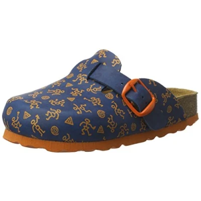 Obrázek Lico Unisex Bioline Clog Kids dětské pantofle, Modrá oranžová