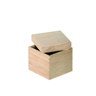 Obrázek Artemio VIBB19 Aufbewahrungswürfel, Holz, Beige, 12 x cm