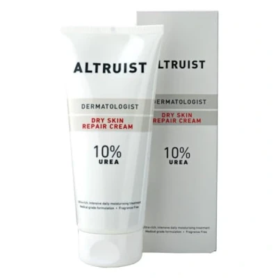 Obrázek ALTRUIST. Dermatologist Dry Skin Repair Cream 10 % urea lékařský hydratační krém s glycerinem a ureou od Dr. Andrewa Birnie, vhodný pro citlivou pleť 200 ml